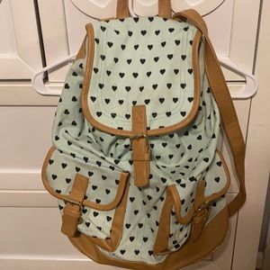 Mint green backpack